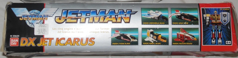 Jetman DX Jet Icarus Bandai Europe side cover from tokusatsu Chōjin Sentai Jetman(鳥人戦隊ジェットマン ) 1991-1992 (ジェットイカロス Jetto Ikarosu)