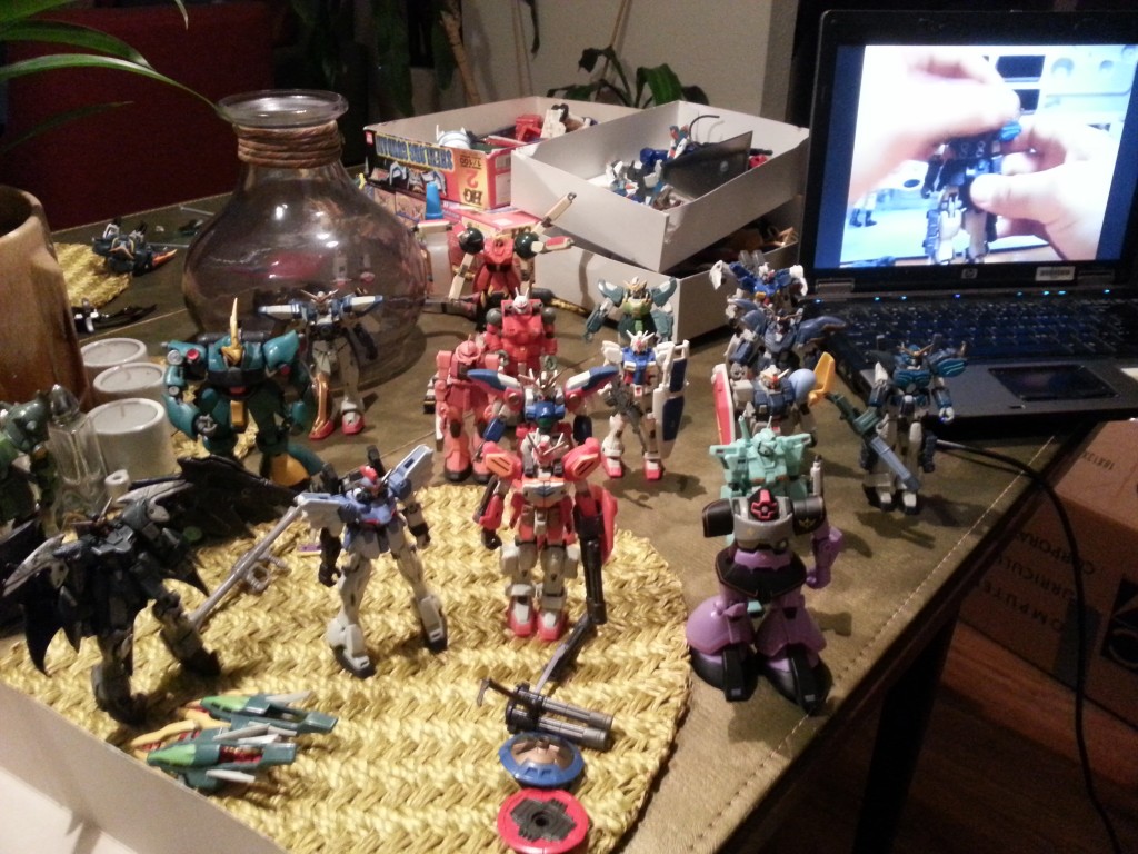 Gundam lot from Craiglist