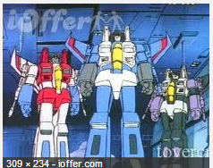 Thundercracker, Starscream, & Skywarp Transformers Generation 1 Decepticons 1984 robot jets still Foreign names Thundercracker(サンダークラッカー Sandākurakkā), Coup de Tonnerre, Vampiro, Lìeh Léi(裂雷), Léi-gōng(雷公), Jing Tian Léi(驚天雷), Grande Trovão, Arrasador, Jīngtīanléi (惊天雷) - Starscream(スタースクリーム Sutāsukrīmu), Seng Seng Giu(星星叫), Égo, Astrum, Tornado,Scintillor, Hǒu Hsīng(吼星), Hóng Zhīzhū(紅蜘蛛), Estrela-Estridente, Cometa, Grito de Estrella, Destello -Skywarp(スカイワープ Sukaiwāpu), Fraudeur, Corvo, Espião Celeste, Viajante, Tīen Wān(天彎), Nao Fan Tian(鬧翻天)