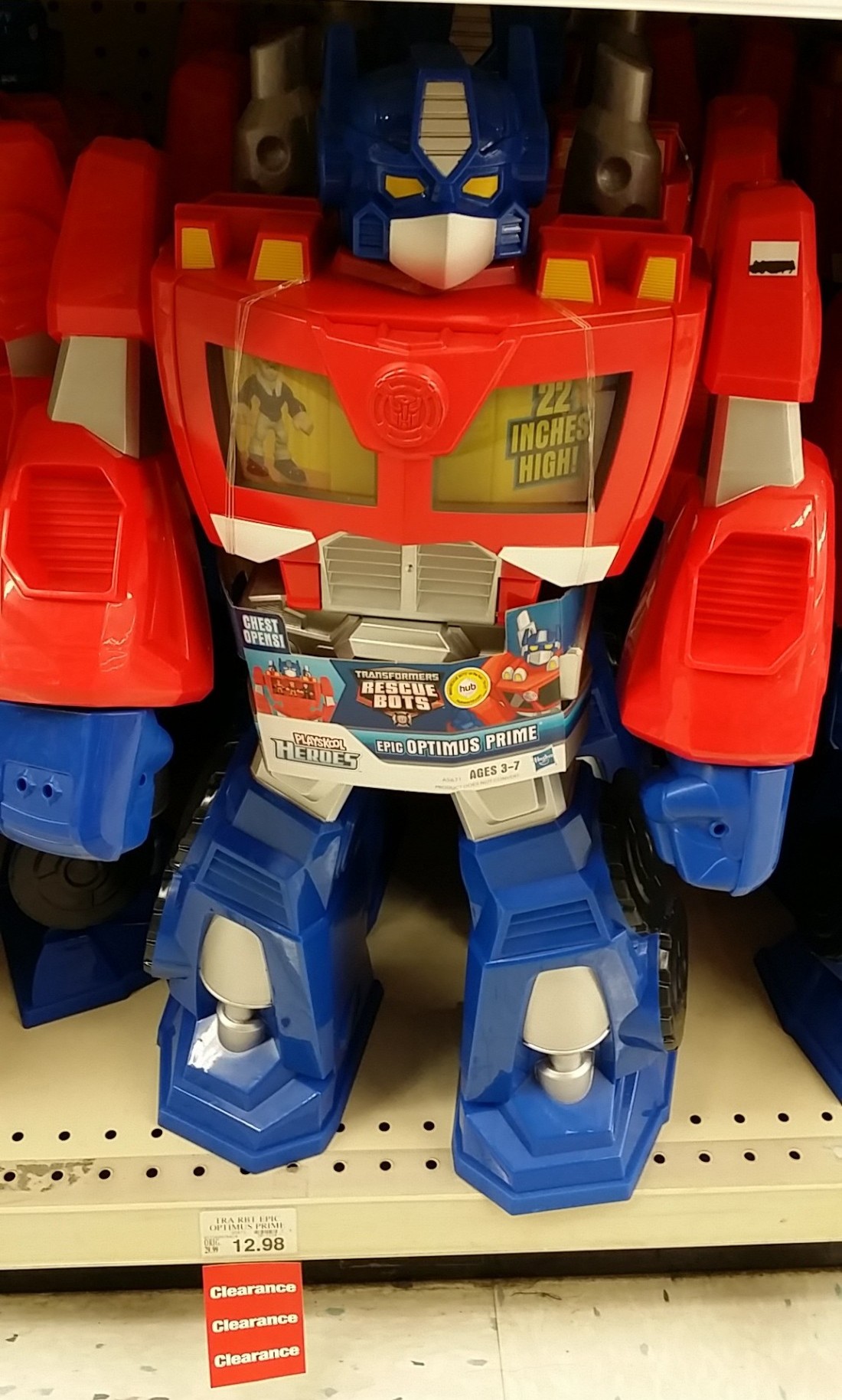Toys R Us clearance Epic Optimus Prime Transformers Rescue Bots Transformers Rescue Bots 2014 Playskool Heroes