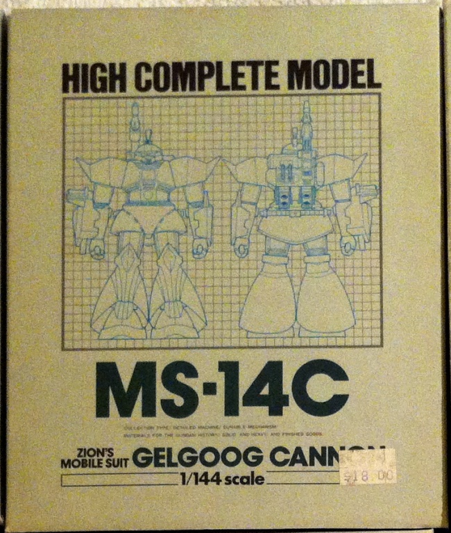 High Complete Model MS-14C Gelgoog Cannon Zion's Mobile Suit Bandai Japan 1984