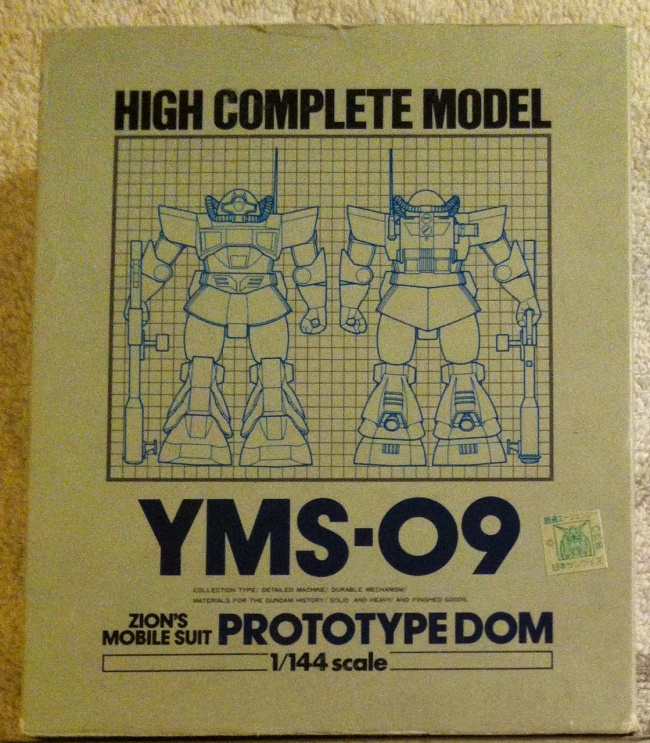 High Complete Model HCM YMS-09 Zions Mobile Suite Prototype Dom front cover