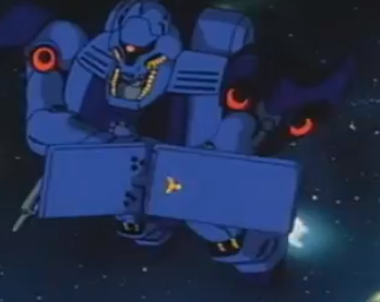 Geara Doga Blue(AMS-119 ギラ・ドーガ レズン・シュナイダーカスタム) from anime Mobile Suit Gundam: Char's Counterattack (機動戦士ガンダム 逆襲のシャア, Kidō Senshi Gandamu: Gyakushū no Shā) aka Mobile Suit Gundam: Il contrattacco di Char, 機動戰士高達 馬沙之反擊