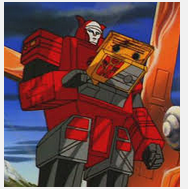 Blaster cartoon still from Transformers Generation 1