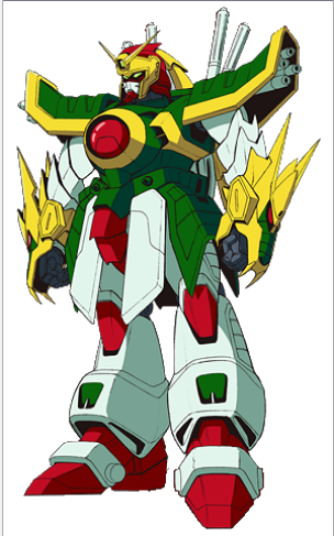 Dragon Gundam representing China from the anime G Gundam 1994-1995(機動武闘伝Gガンダム Kidou Butouden G Gundam)