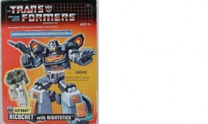 Ricochet - Transformers Generation 1 G1 Hasbro Commemorative Series IX 2003 box cover