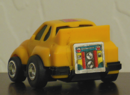 Cliffjumper G1 Generation 1 Hasbro Mini Vehicles 1984 car form back