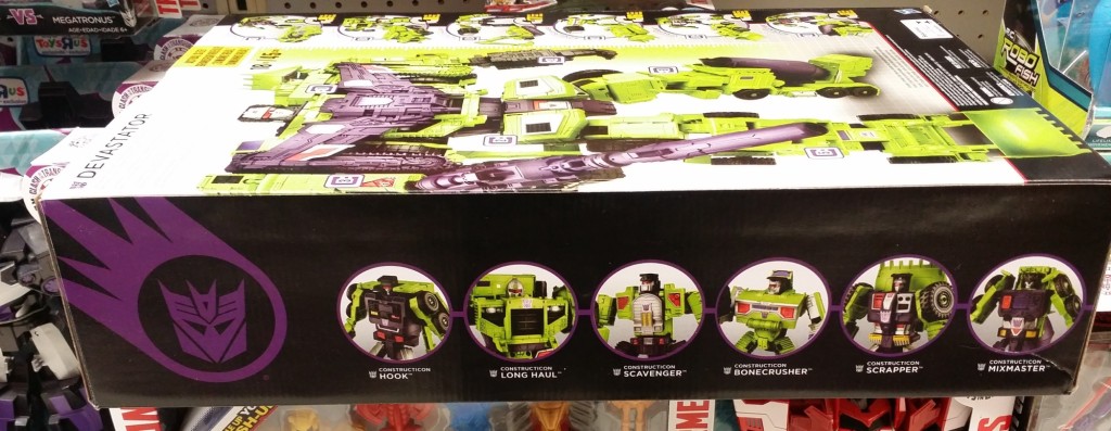 Transformers Generations Combiner Wars Devastator Figure Set Decepticons Hasbro 2015 box side