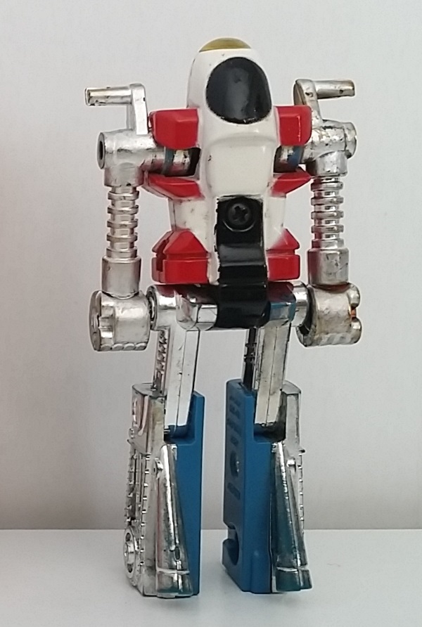 Machine Robo MachineRobo MR-01 Bike Robo(バイクロボ) made in 1982 by Popy Japan Machines Gobots Machine Men -robot back from anime Machine Robo Revenge of Cronos(Chronos no Gyakushuu マシンロボ クロノスの大逆襲) 1988-1989 and Challenge of the Gobots 1983-1987 La Revanche des Gobots in France