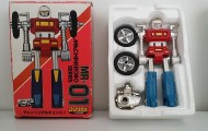 Machine Robo(マシンロボ) MachineRobo MR-01 Cy-Kill 1982 Popy Japan Bike Robo Machines Gobots Machine Men - box and styrofoam