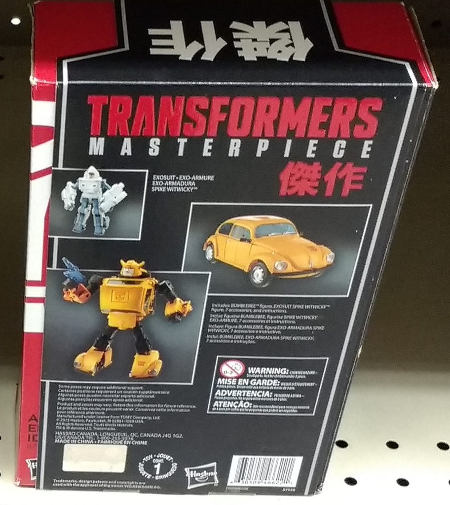 Bumblebee Masterpiece 2017 Hasbro MP-08 with Spike Witwicky Generation 1 Autobot G1 Generations